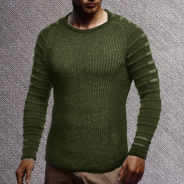 

vogue nice slim casual mens sweater personality fashion woven stitching pullover thick sweater male streetwear brand clothes, White;black