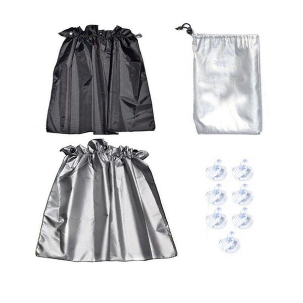 

2pcs car rear side window shade curtain sun visor cover shield sunshade anti-uv