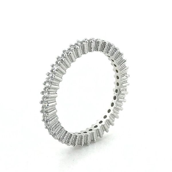 

slim single row 2 mm tamtur silver ring, Golden;silver