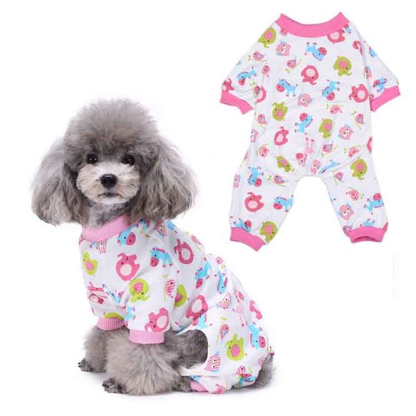 

cotton apparel pet dog pajamas sell