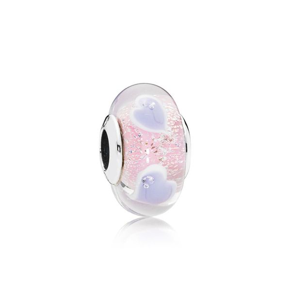 

new 100% sterling silver 1:1 glamour 796599cz plentiful hearts charm glass bead original women wedding fashion jewelry 2018, Black