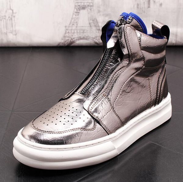 

а зимние сапоги высокие ботинки мужская скорейская версия тренда хип хоп shoess gaobang кожаные ботинки tide мужские сапоги в сапогах мартин, Black