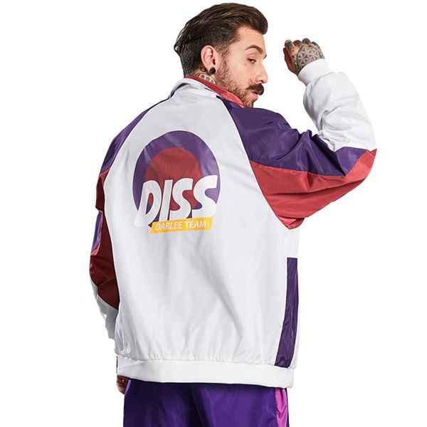 

tide brand hip hop oversize jacket men autumn thin section loose printed windbreaker casual coats, Black;brown