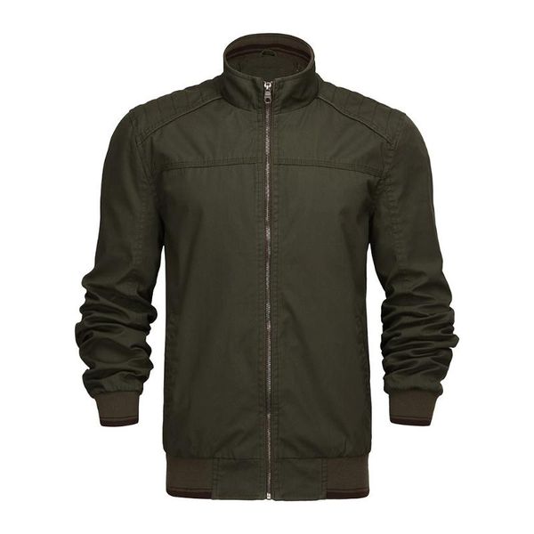 

fashion men's winter jacket casual solid long sleeve warm zip pocket slim coat outwear large size men's jacket#g3, Black;brown