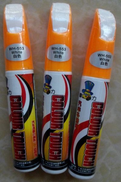 

1pcs painting pen car scratch repair clear pens packing car styling care -white