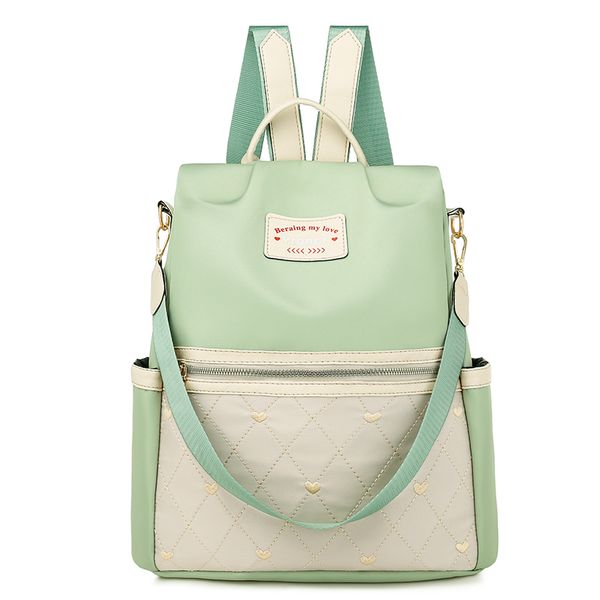 

2020 new fashion design ladies backpack travel fashion backpack oxford schoolbag embroidery ladies