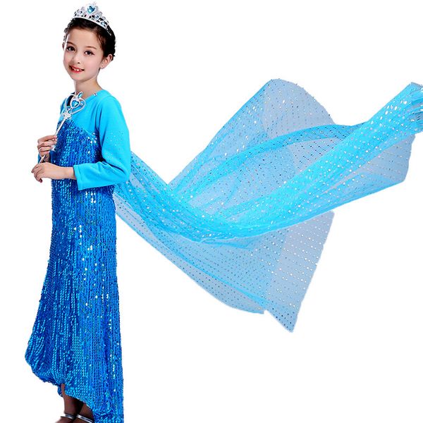 

девочка платье принцессы замороженный блестки кружева роскошные дизайнерские платья 2020 летняя мода алмазная ice queen косплей хэллоуин пар, Red;yellow