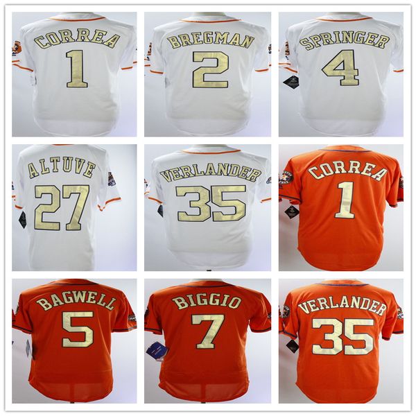

2018 hou ton champion gold jer ey 1 carlo correa 4 pringer 2 bregman 27 jo e altuve craig biggio 35 ju tin verlander men ba eball jer ey