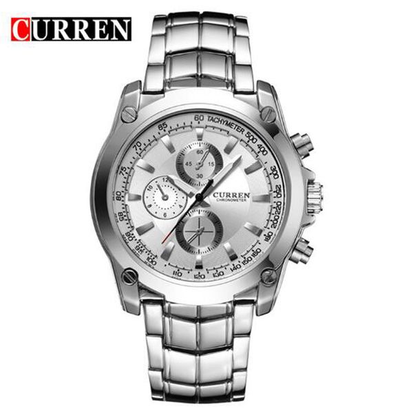 

CURREN мужские часы Кварцевые топ бренд роскошные часы мужской сплав ремешок водоне
