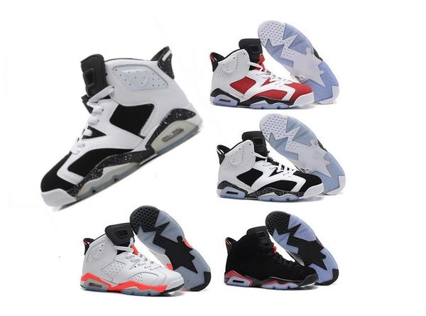 

new 6 6s vi men women basketball shoes all star black cat oreo sport blue retre tinker hatfield unc wheat bred j6 sneakers us 5.5-13