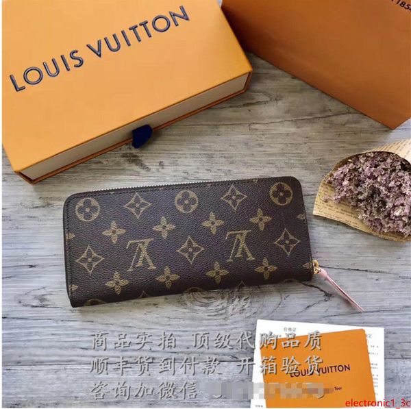 

2020 clemence wallet m61298 new women fashion shows exotic leather bags iconic bags clutches evening chain wallets purse