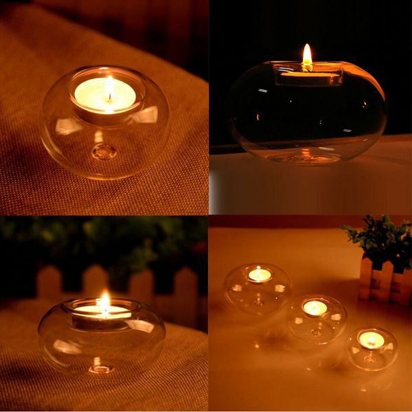 

круглый полое стекло подсвечники подсвечники dining home decor свадебные товары