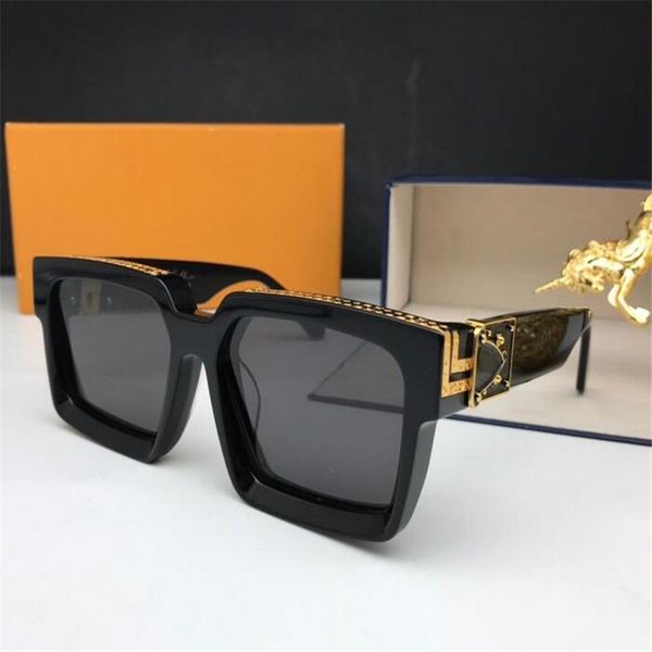 

2021 new millionaire sunglasses for men women full frame vintage 1165 sunglasses for shiny gold sell gold plated quality, White;black