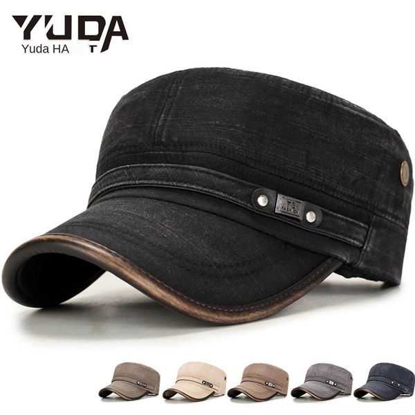 

winter -hat yeda men's outdoor cotton sunshade ear winter flat-flat flat cap hat yeda men's outdoor cotton sunshade ear cap, Blue;gray