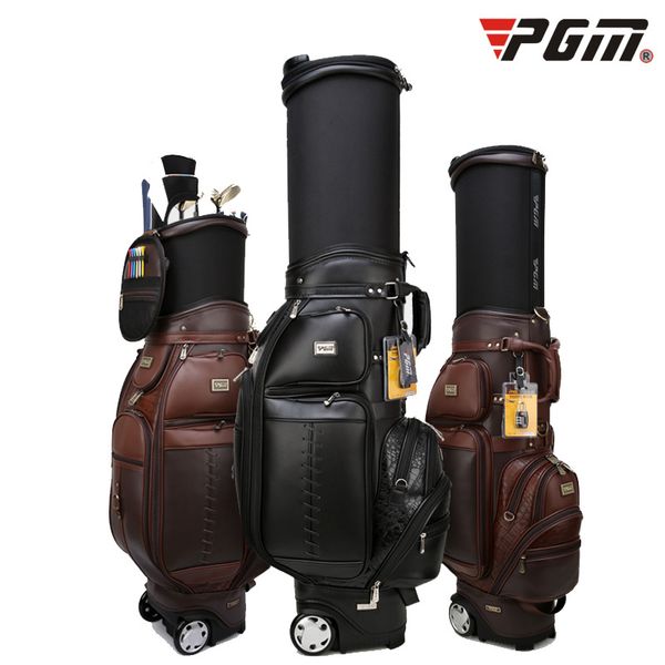 

pgm golf bag ultrafine flexible airbag with tugboat hard shell ball cap