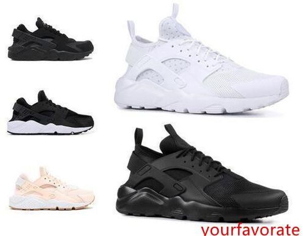 

2019 new huarache 4 iv ultra running shoes huraches trainers for mens women multicolor shoes triple black white sports sneakers size 36-45