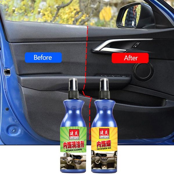 

100ml car leather repair wax car interior quick repair agent cleaner auto liquid cleaners panel dashboard cleaner