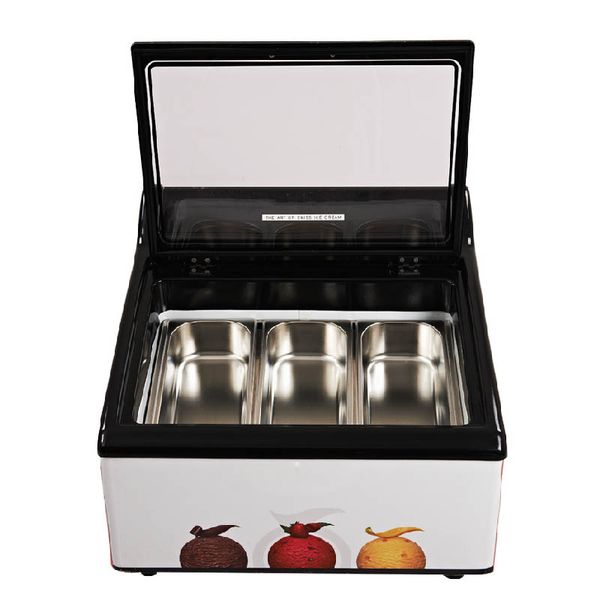 

qihang_top завод gelato малый мороженое дисплей showcase итальянский вкусная batch freezer витрина / коммерческая дисплей freezer