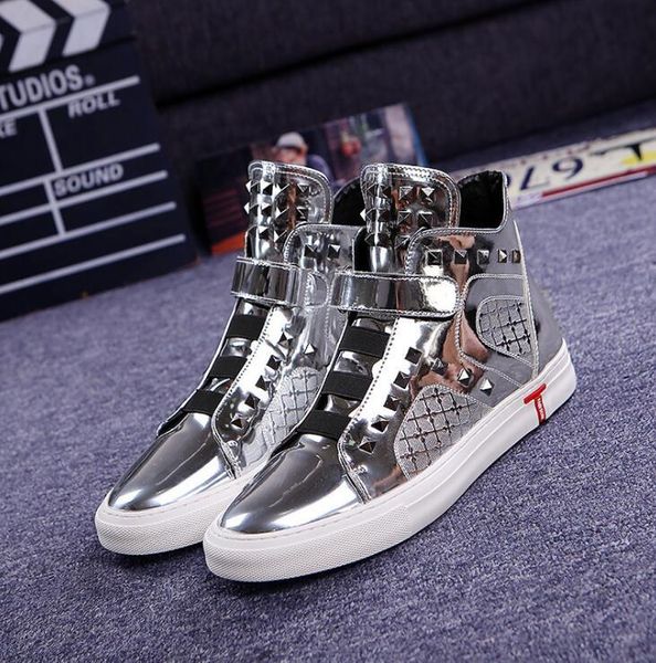 

new hip hop high top мужчины повседневная обувь 3 цвет полусапоги calzado zapatos hombre chaussure homme sapato l05 мужчина для, Black