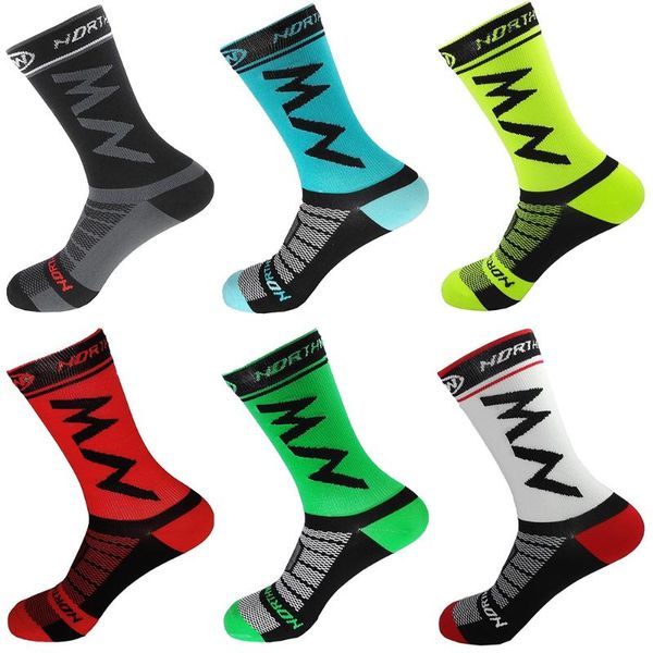 

pro team men women cycling socks mtb bike socks breathable road bicycle outdoor sports racing 2018, Black