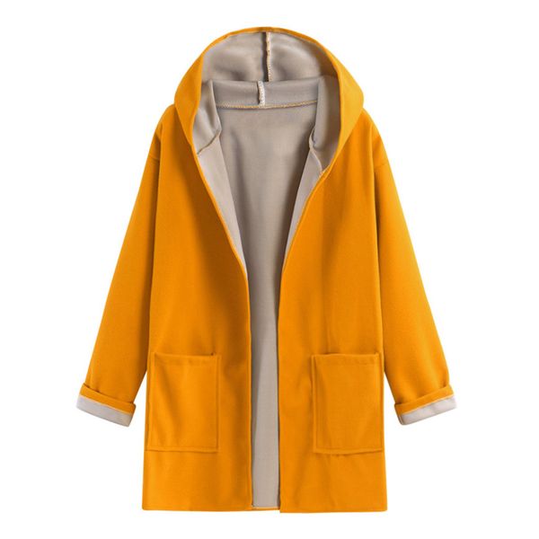 

women jackets and coats size plus women's fahion coat jacket medium long large size loose front open coat coats plus, Black;brown