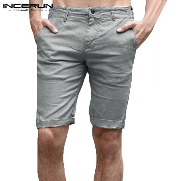 

classic summer clothing casual shorts men cotton knee length bd shorts formal men masculina slim fit 3xl hombre bermuda, White;black
