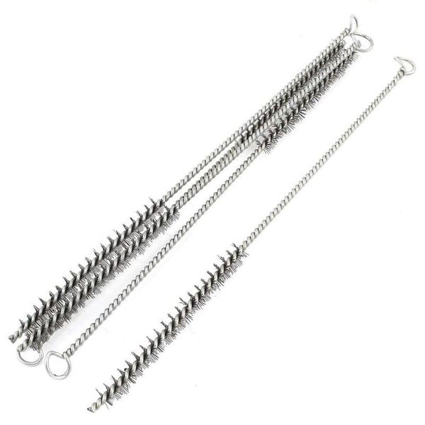 

bmby-29cm long 10mm diameter stainless steel wire tube cleaning brush 10pcs