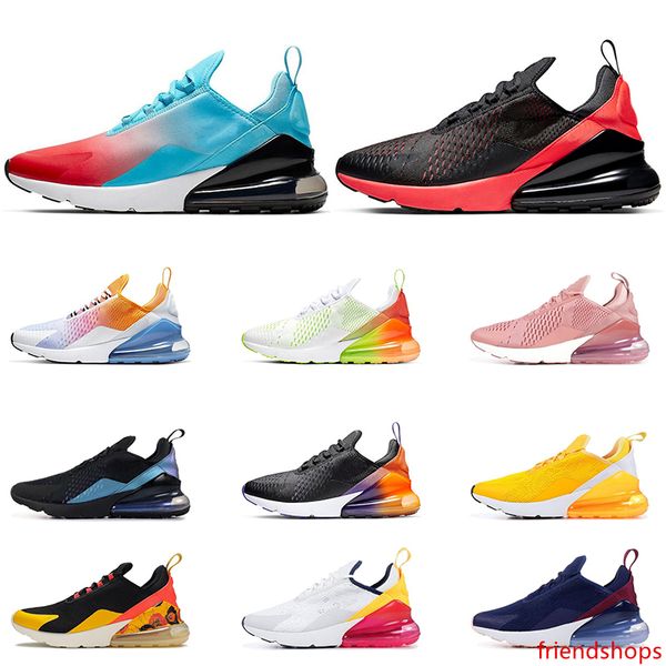 

2020 running shoes for men black gradient rainbow volt orange triple black white university red womens sports sneaker trainers size 36-45