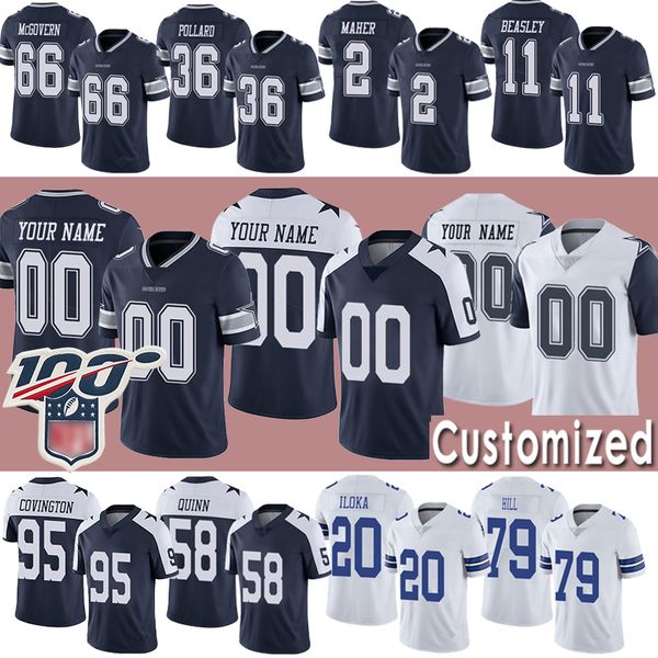 

Cu tomized men cowboy football jer ey 12 roger taubach 8 troy aikman 22 emmitt mith 23 darian thomp on jer ey 36 tony pollard