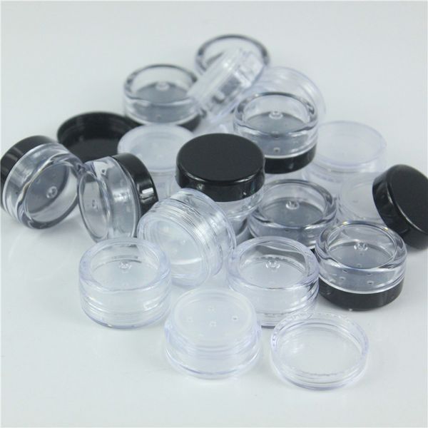 1g Potenciômetro de pó solto vazio de plástico com peneira cosmética maquiagem jarro recipiente recarregável perfume Perfume Cosmety Sifter
