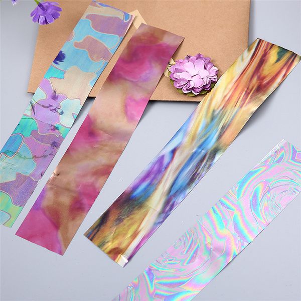 

nail design 12pcs design nail art foil transfer decal tips 4*20cm manicure decor