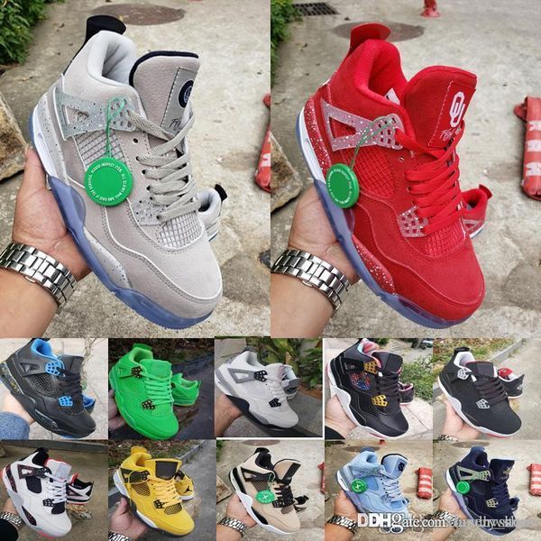 

mens dress shoes retro mushroom jordan luxury designer sneakers fashion 4 leather tyle mens designer trainers online store, Black