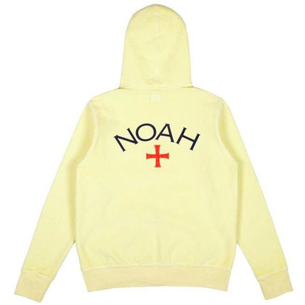 

noah zip front hoodie fashion comfortable sweater couple women and mens designer sweatshirt s-xl hfxhwy059, Black