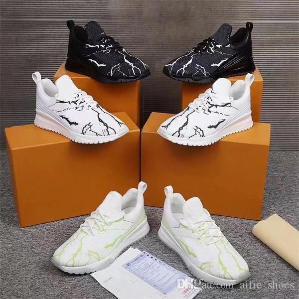

2020 v.n.r designer sneaker mens women kint trainers luxury breathable basketball shoes rubber sole vintage sneakers with box us5-12, Black