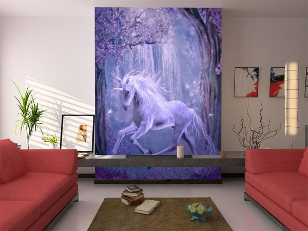 

self-adhesive] 3d unicorn 10896 wall paper mural wall print decal murals