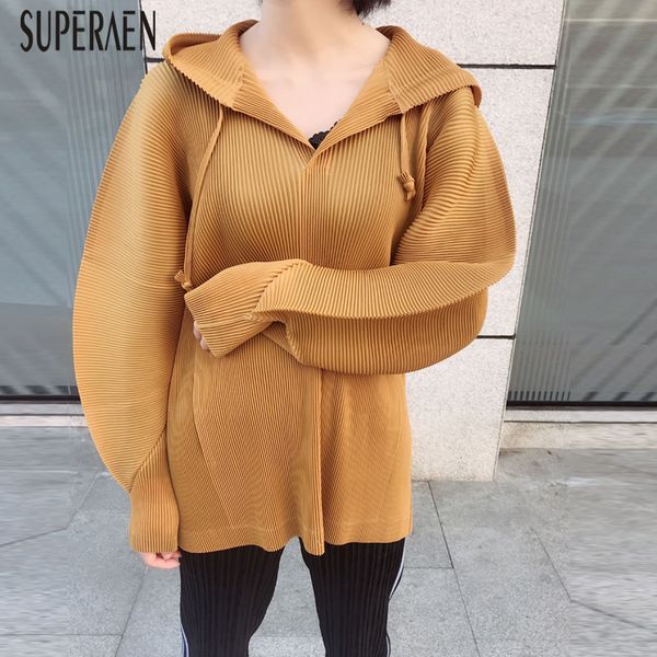 

superaen hooded sweatshirts women wild fashion casual 2019 new spring and summer hoody loose pluz size sweatshirts female, Black
