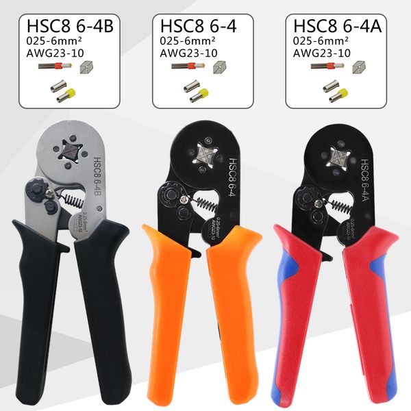 

fasen hsc8 6-4 hsc8 6-6 self-adjustable mini-type crimping plier 0.25-6mm2 straight german pliers hand tools ing