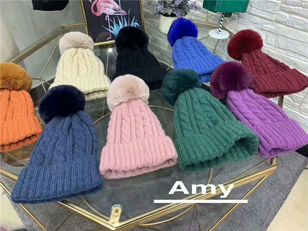 

2019 new fashion cute cool knitted hats for women fashion leisure warm ear caps comfortable cute caps, Blue;gray