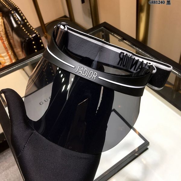 

2019 designer visor the new shade empty striped sun hat for women visor fashion polarized lensin