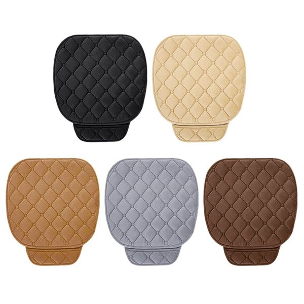 

anti-slip car seat cover winter warm seat cushion universal front chair pad for vehicle auto car protector
