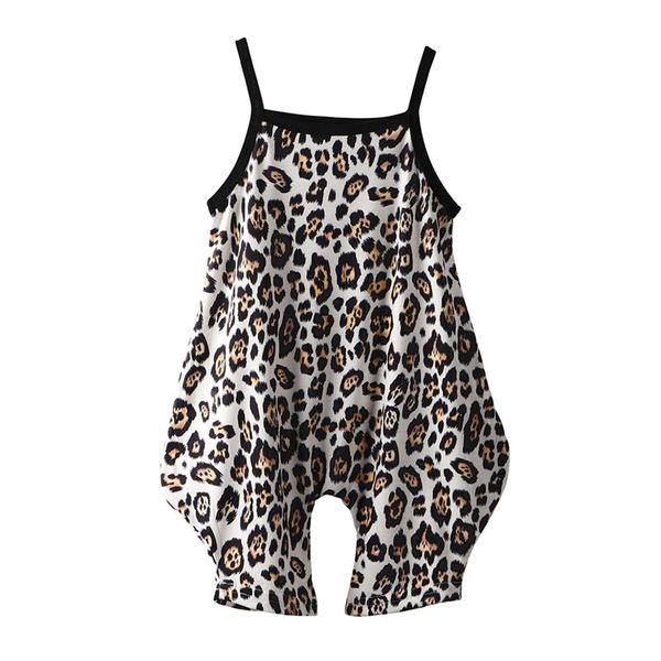 

baby girls ins jumpsuit clothing leopard boutique romper clothes kids summer wide legged onesie suspender new 2020, Blue