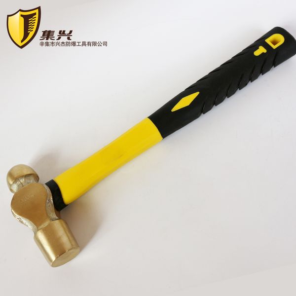 

0.91kg/2lb ball pein hammer, brass hammer with plastic handle, safety hand tools