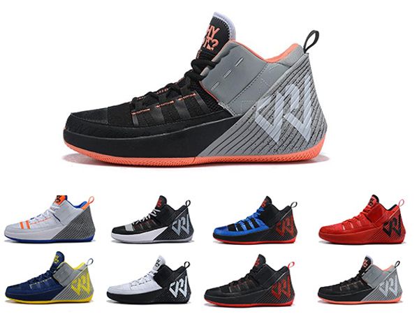 

2019 new why not westbrook 2 basketball shoes mens gold/championship mvp finals training sneakers sports run shoes size 40-46, White;red