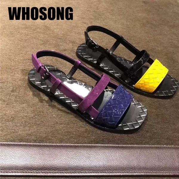 

women sandals woman shoes slip on flats ladies beach sandals female black pu leather shoes zapatos de mujer new