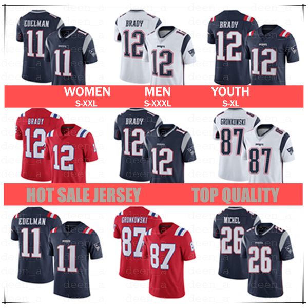 tom brady youth jersey red