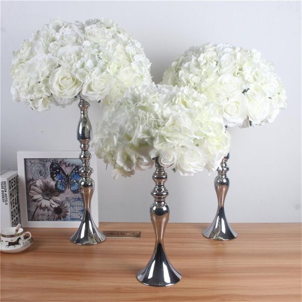 

Silk flower ball artificial diy all kind of flower head wedding decoration wall hotel hop window table acce orie three ize