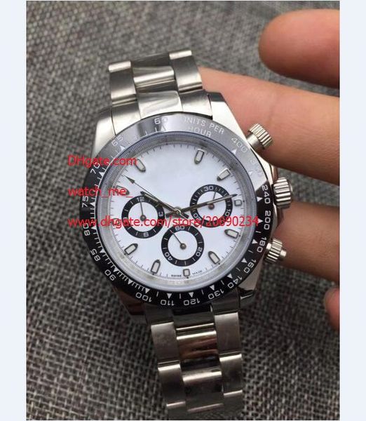 

5 color watch 40mm 116500 116506 116520 116509 stainless no chronograph mechanical automatic mens watches, Slivery;brown