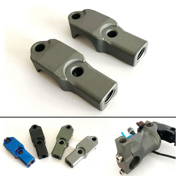 

2pcs universal 7/8 inch 22mm handlebar motorcycle brake master cylinder mirror clamps m10*1.25mm for 19 rcs radial brake pump