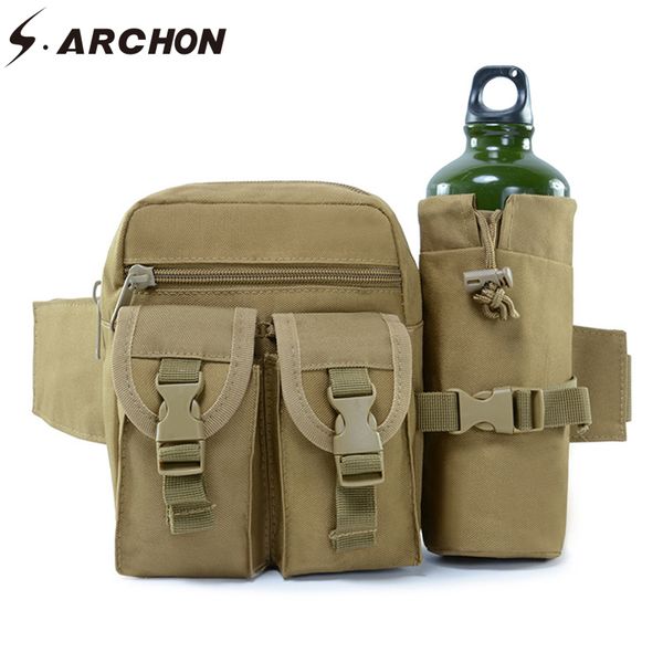 

refire gear camouflage nylon waist bag waist pack belt outdoor hiking climbing loops bags men's molle pouch shoulder bag gear