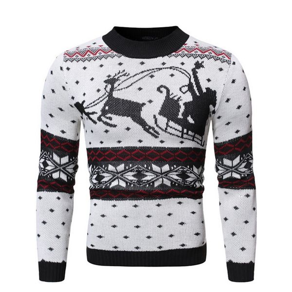 

christmas hoodies men new arrvial 2019 mommy daddy me long sleeve deer printed sweatshirt family sweatshirts men sudadera hombre, Black
